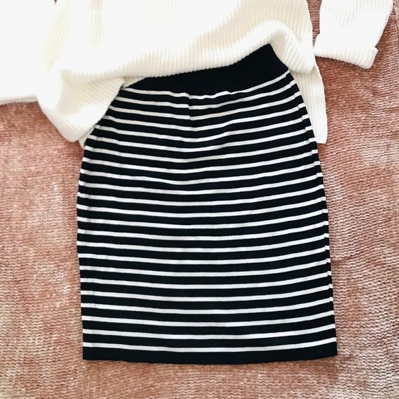 S.N.S Herning Dresses & Skirts - S.N.S. Herning Blue and White Naval Skirt